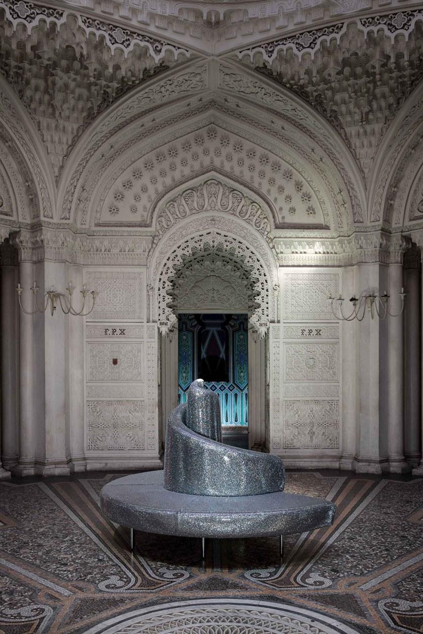 edra Диван в центре комнаты, покрытый кристаллами сваровски Diamond sun-id-1469304 - Вид №2