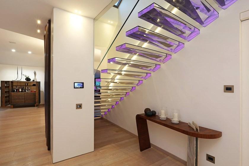 Siller Treppen Прямая консольная лестница со светодиодами Diamond sun-id-1424921 - Вид №2