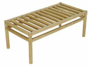 cbdesign Прямоугольный столик для сада из тика Woo system