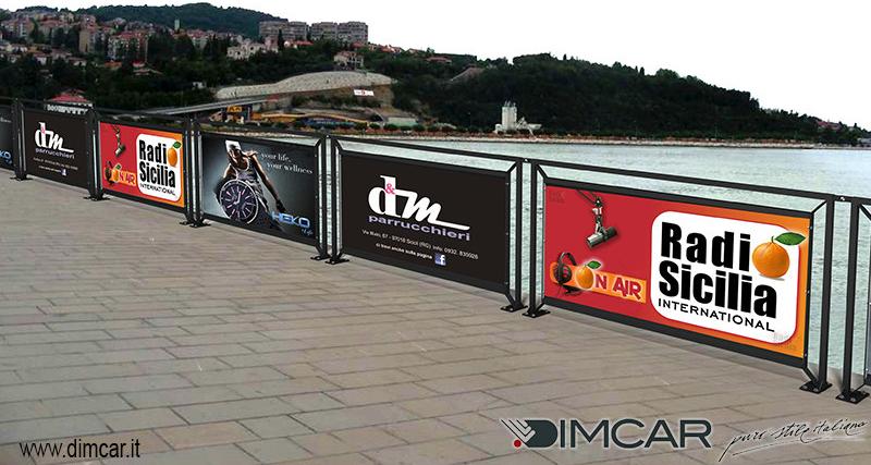 DIMCAR Барьер / рекламная панель из оцинкованной стали Elite sun-id-1505624 - Вид №1