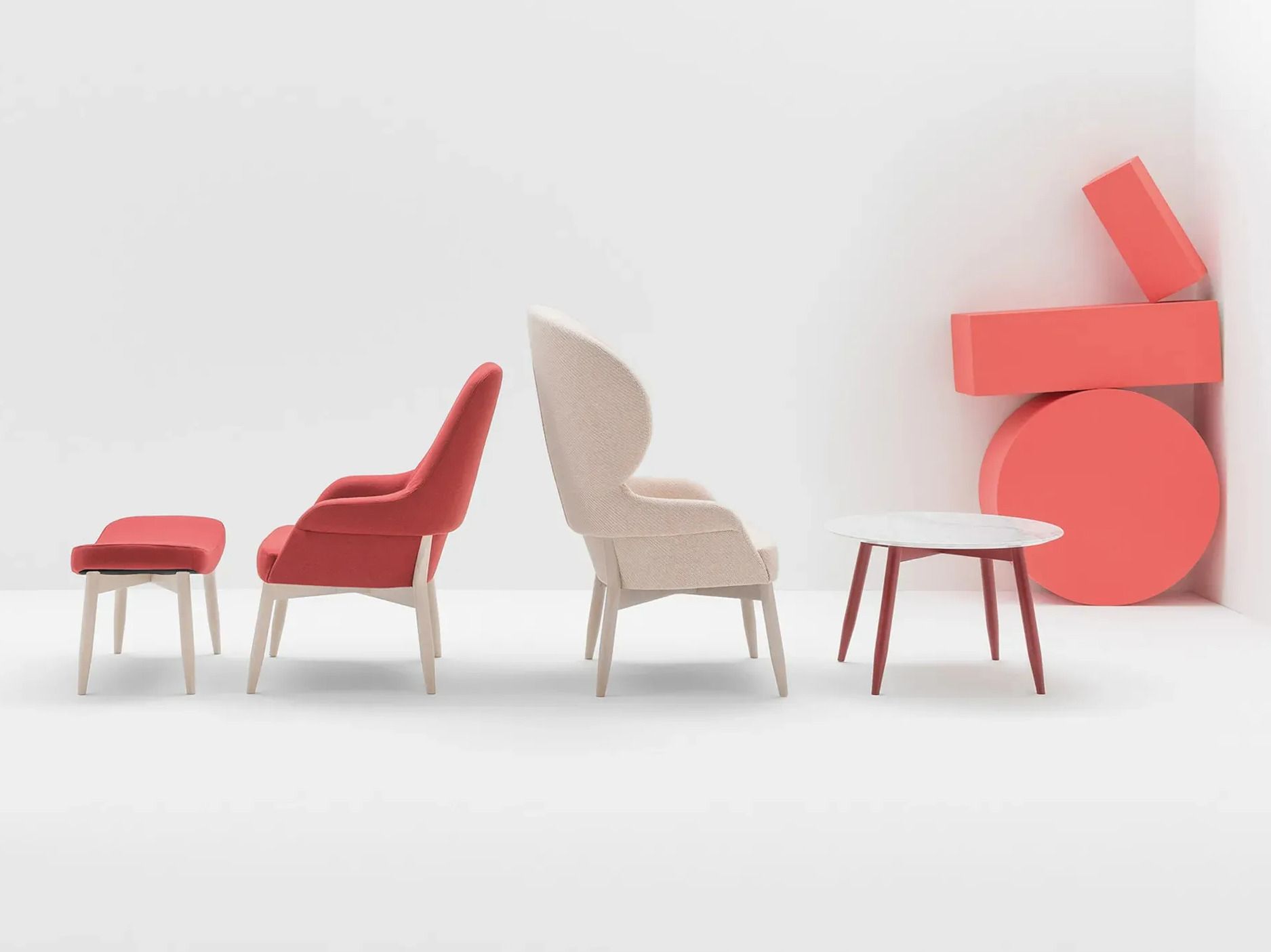 Кресло bergère из бука с подлокотниками Billiani Spy ARCH-00032229 - Вид №3