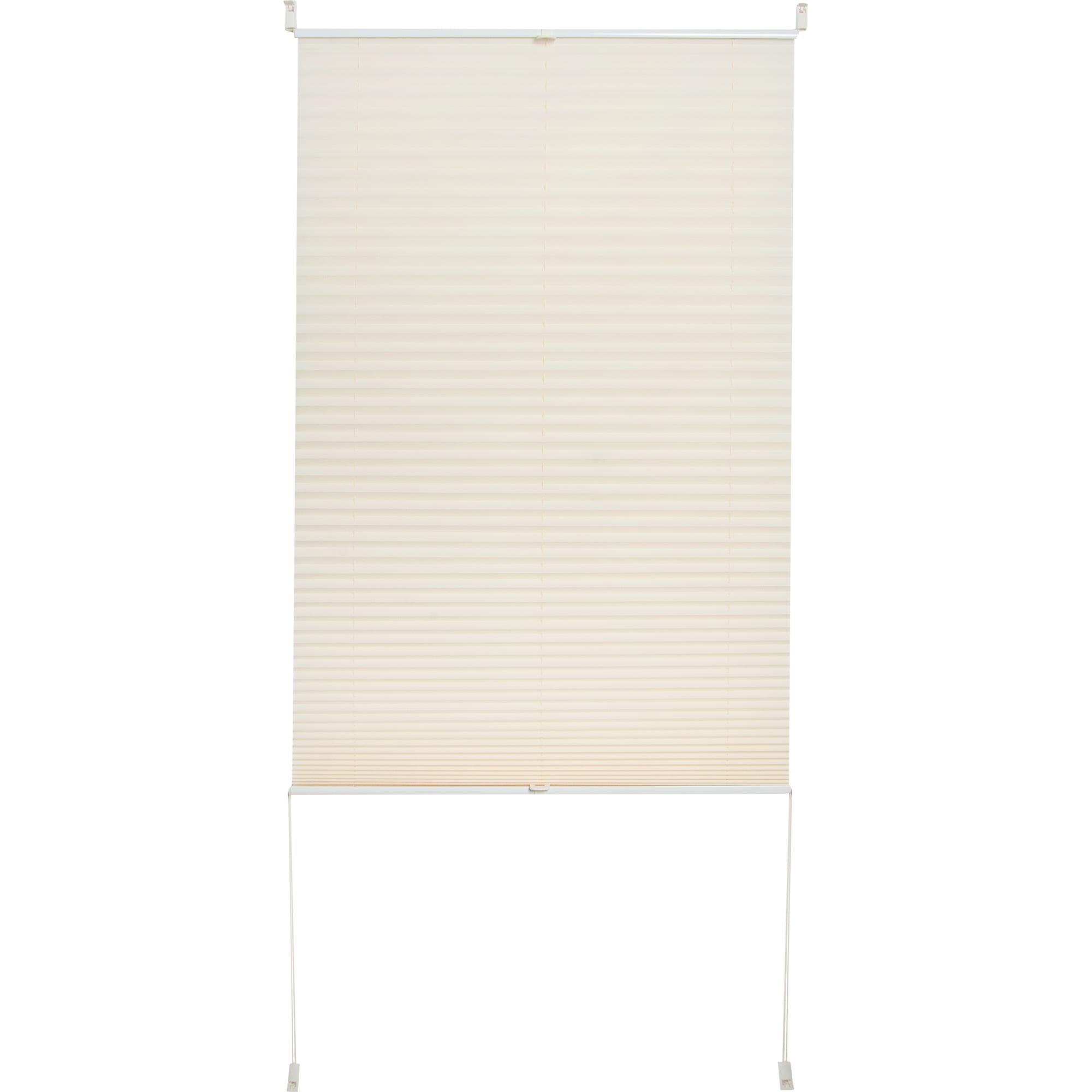 82057280 Штора плиссе «Плайн», 65х160 см, текстиль, цвет экрю Santreyd  - Вид №1