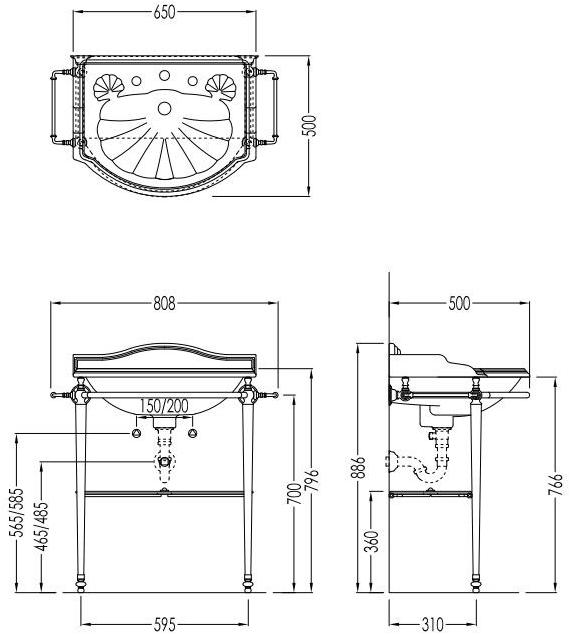 Devon&Devon Консольная раковина sun-id-1379425 - Вид №2