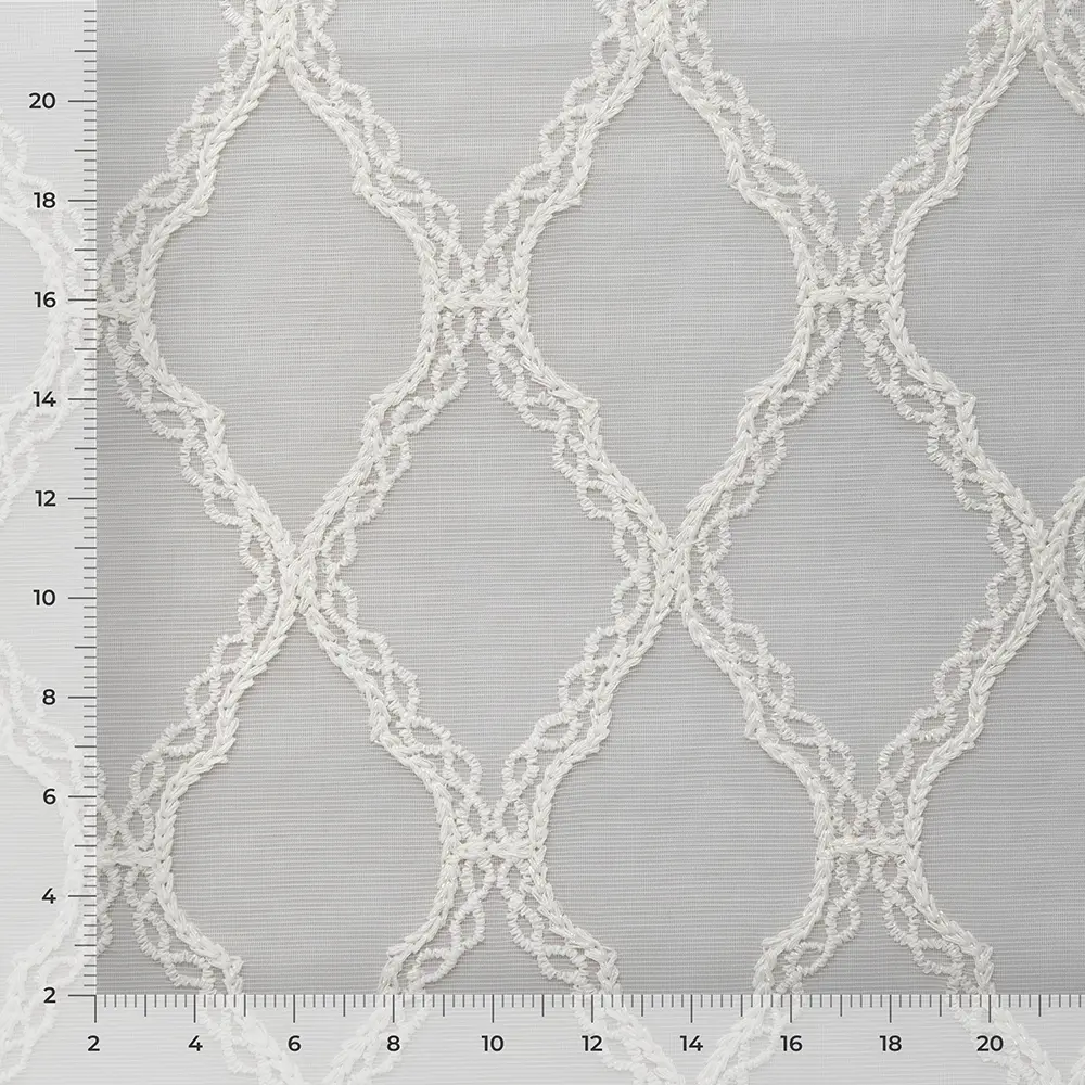 Тюль 1 м/п Roibrode сетка 280 см цвет молочный TEX REPUBLIC STLM-2002604