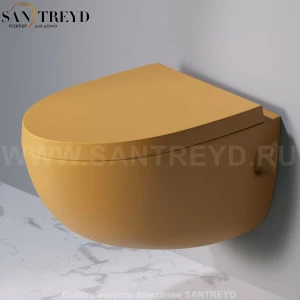 S511133 Подвесной унитаз настенный Коричневый A. e T. Italia OVAL Италия