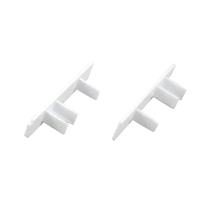 Заглушка торцевая INSPIRE для карнизов - белый ПВХ, 2 шт 87768888