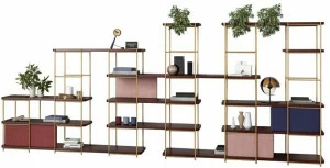 Momocca Самонесущий двухсторонний книжный шкаф Julia Je10