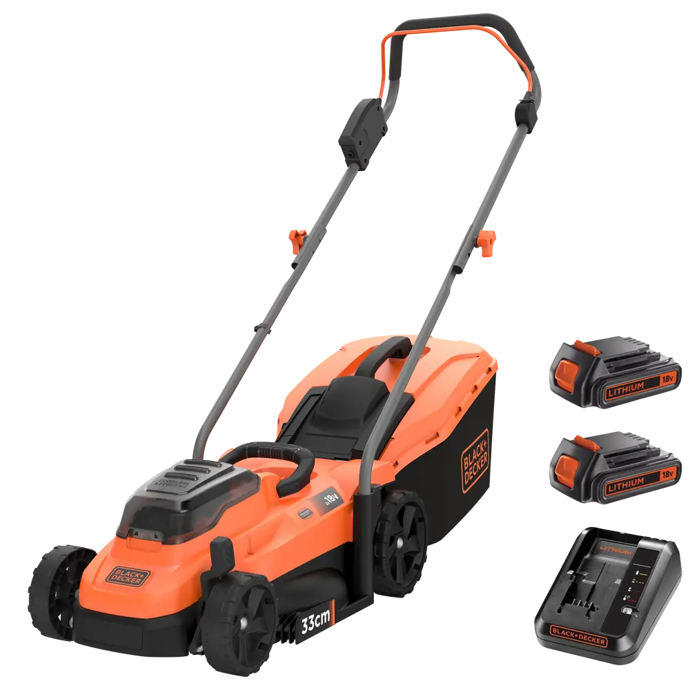 Газонокосилка аккумуляторная Black Decker 36 В 33 см 2x2.5 Ач АКБ и ЗУ входит в комплект 82635771 STLM-2076358 BLACK + DECKER  - Вид №1