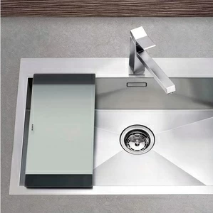 Разделочная доска стекло 24 см Blanco 219645