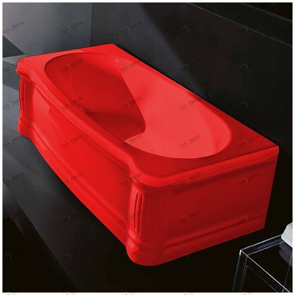 Ванна Gruppo treesse New Classic VTL-V6770-SX-K красная прямоугольная левая VTLV6770SXK