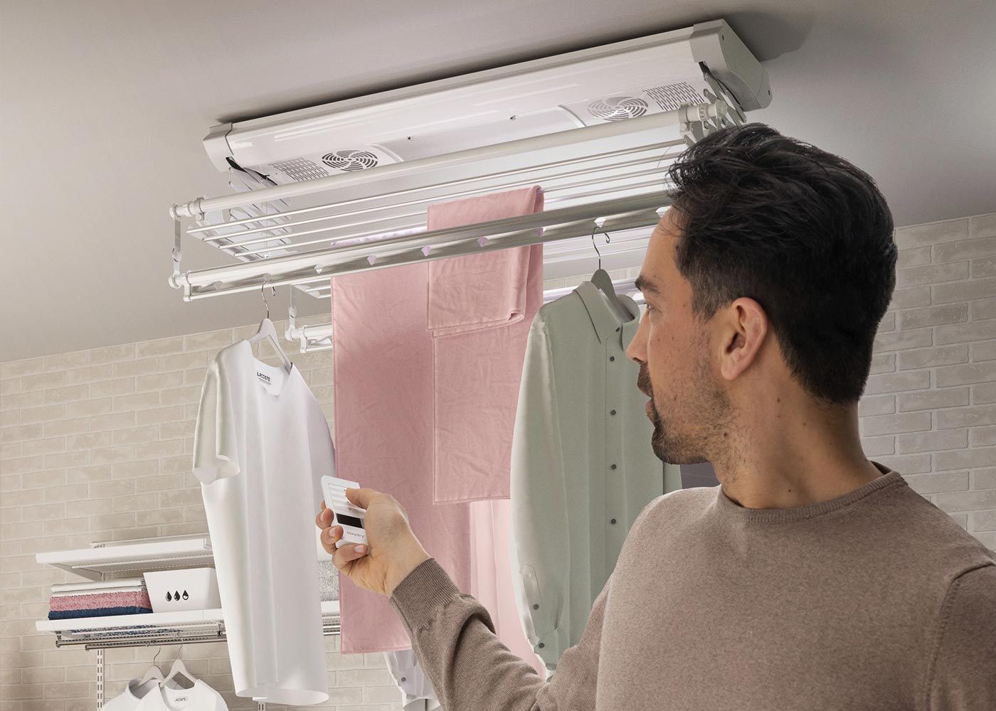 Электрическая потолочная сушилка для белья с дистанционным управлением Foxydry FOXYDRY AIR ARCH-00112288 - Вид №5