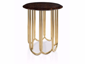 Мраморный круглый журнальный столик для контракта