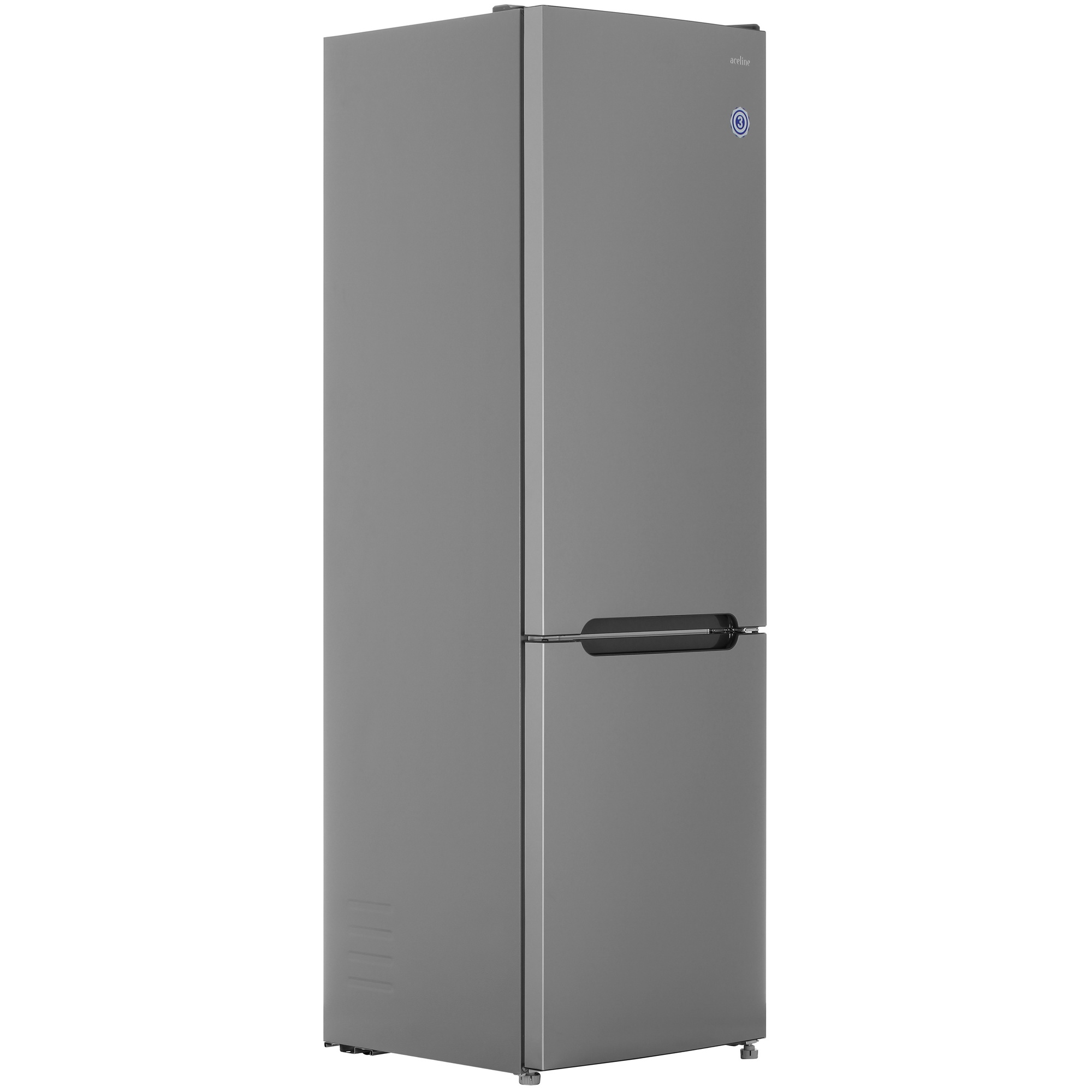 9248255 Холодильник с морозильником   Aceline В37ВHR серебристый STDN-0001898