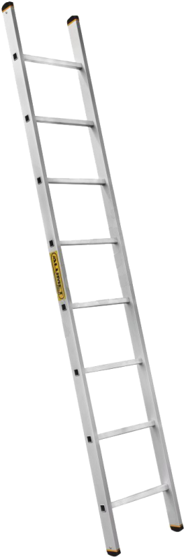 Алюминиевая профессиональная односекционная приставная лестница P1 9110 ALUMET 