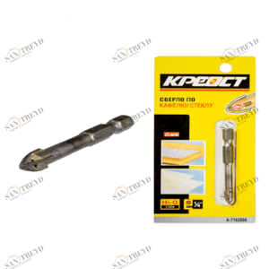 Сверло по стеклу и керамике 4-Грани 10мм 1/4 Креост 13008