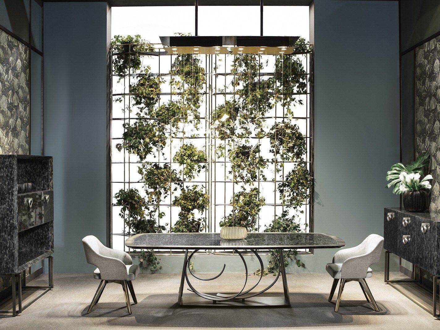 Бархатный стул с подлокотниками Cantori ADRIA ARCH-00082636 - Вид №4