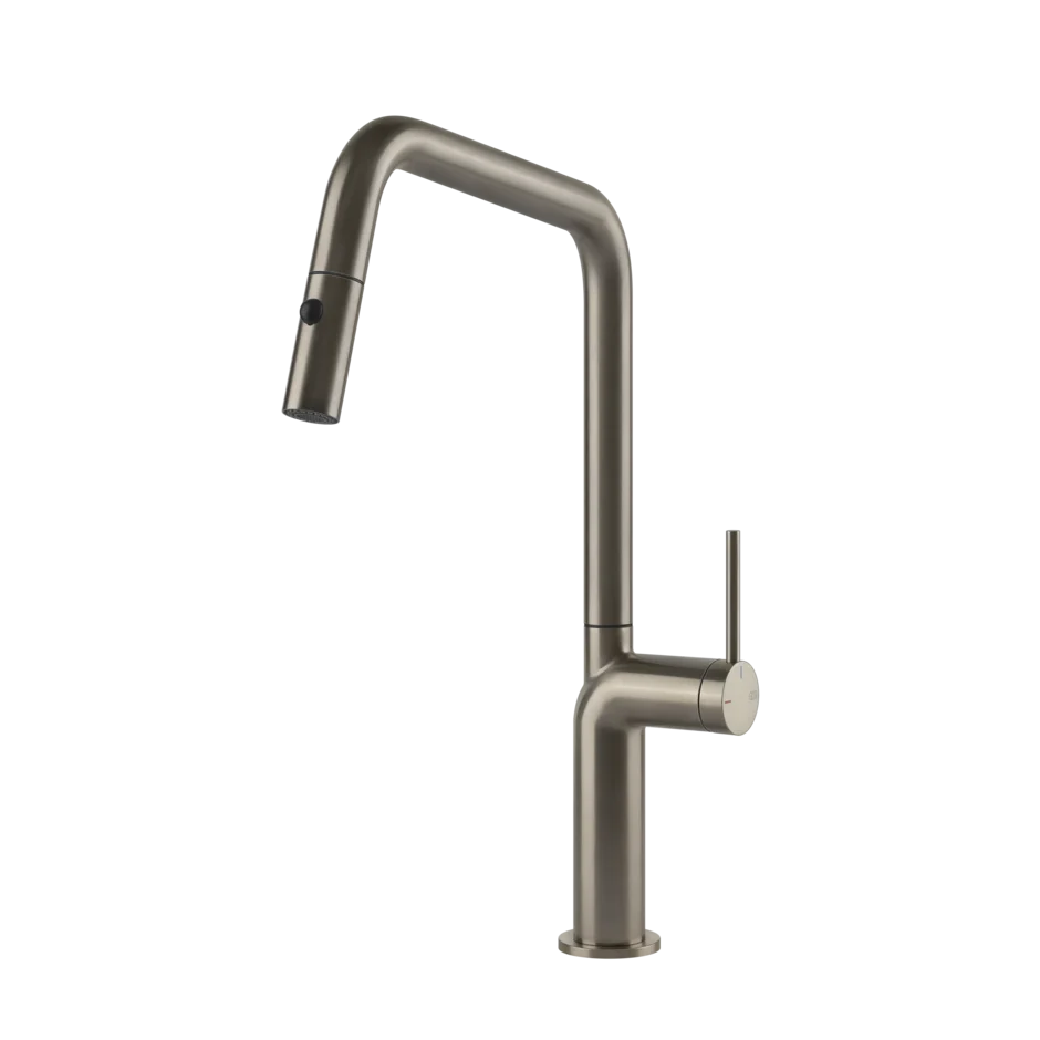 Смеситель для раковины 60307 149 Gessi Stelo МАТОВЫЙ НИКЕЛЬ FINOX 60307149