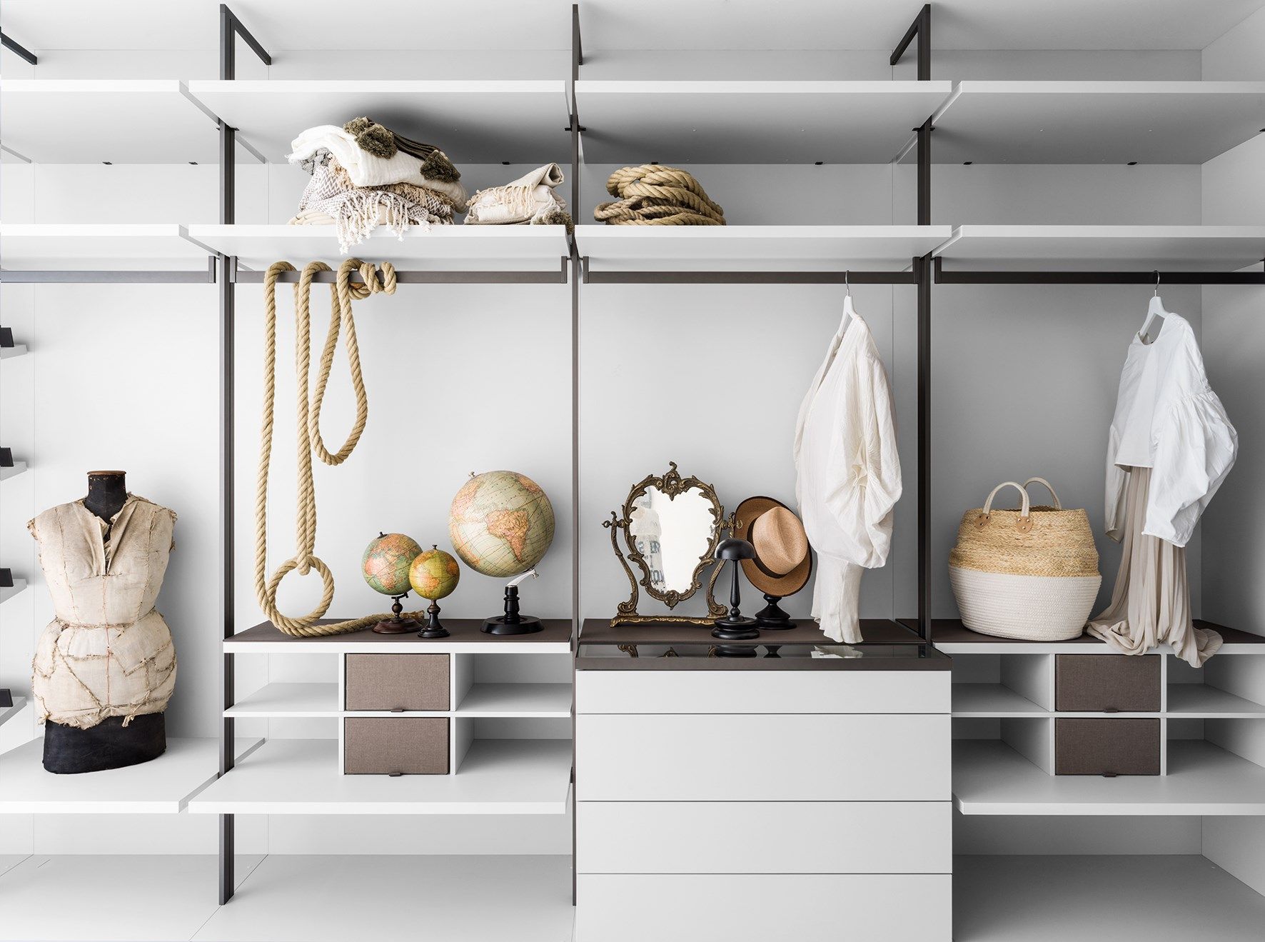 Деревянная секционная гардеробная Caccaro кабина ARCH-00095268 - Вид №1