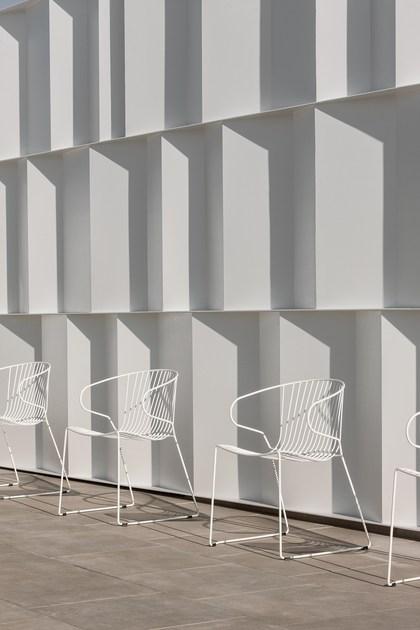 iSimar Стул с подлокотниками, штабелируемый на стальных салазках Bolonia 7207 - Вид №16