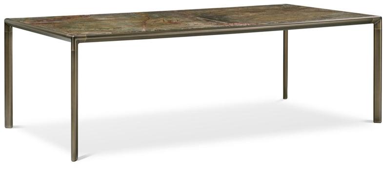 GHIDINI1961 Прямоугольный обеденный стол из мрамора Frame sun-id-1437268 - Вид №1