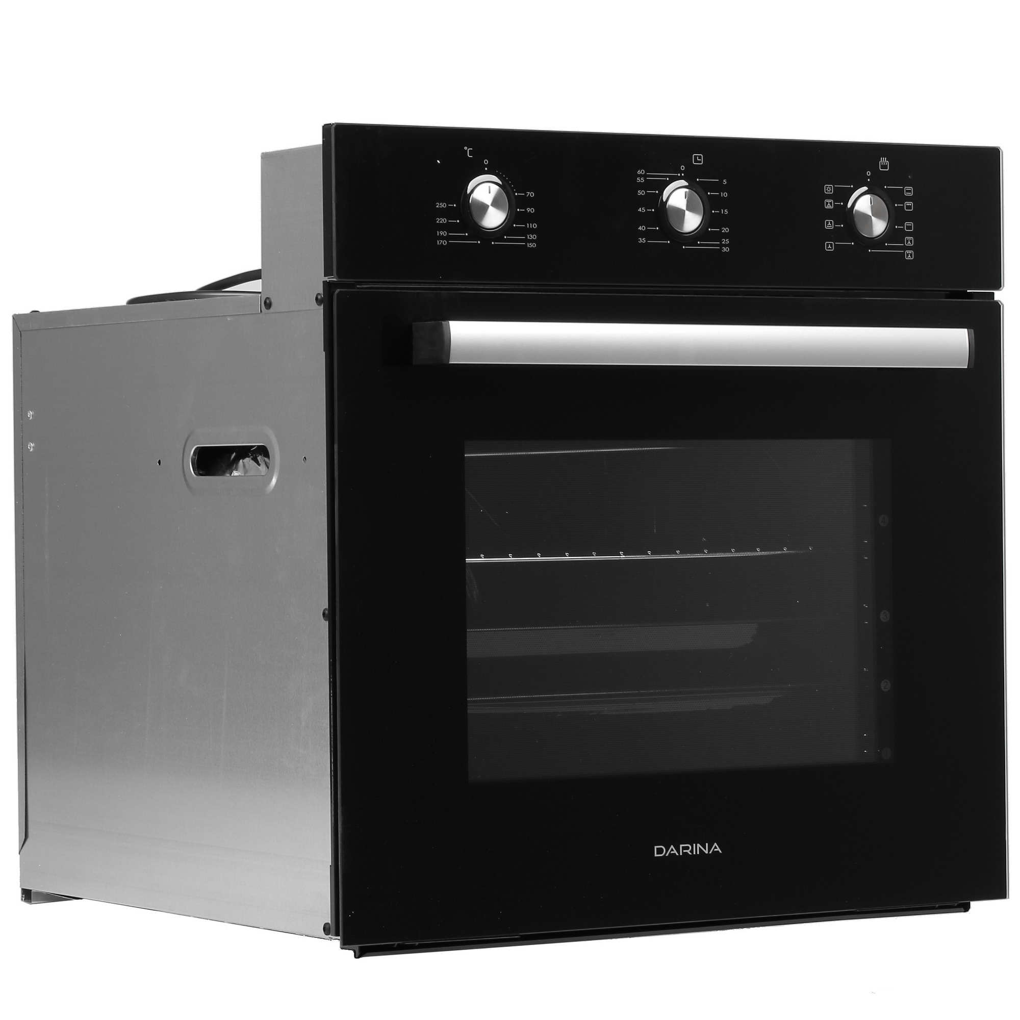 1234505 Электрический духовой шкаф Darina 1V5 BDE 112 707 B черный STDN-0067960 - Вид №1