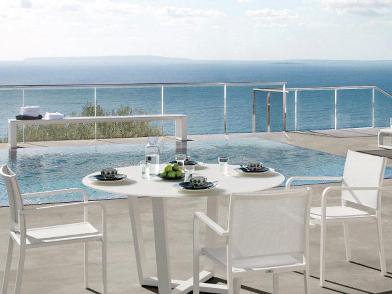 MANUTTI Круглый садовый стол из алюминия Fuse sun-id-1453063 - Вид №2