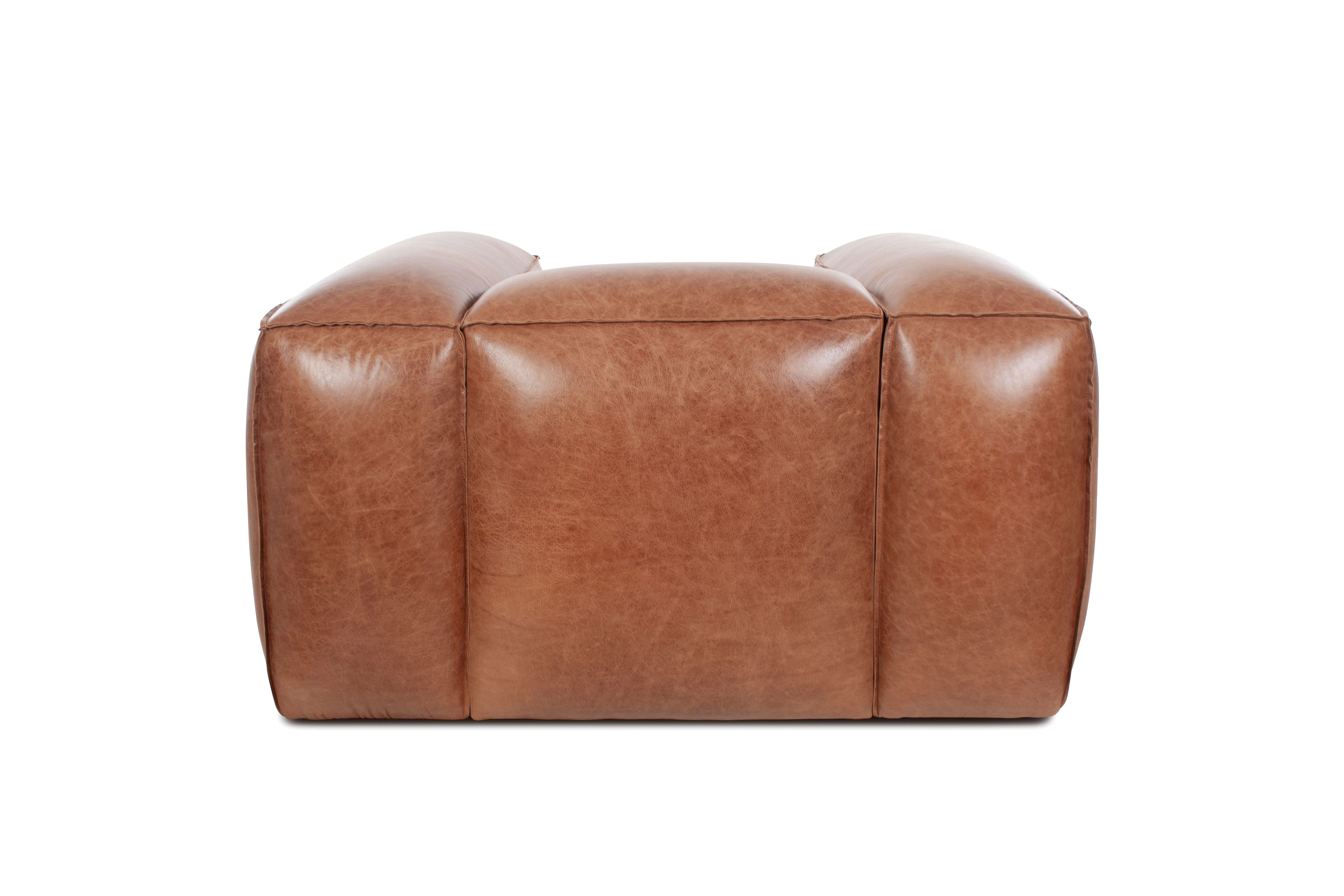 3-местный кожаный диван CREARTE COLLECTIONS Marlon Contemporain ARCH-00133564 - Вид №7