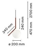 Flos Home collection - sospensione  F3175057 - f3175059  - Вид №7