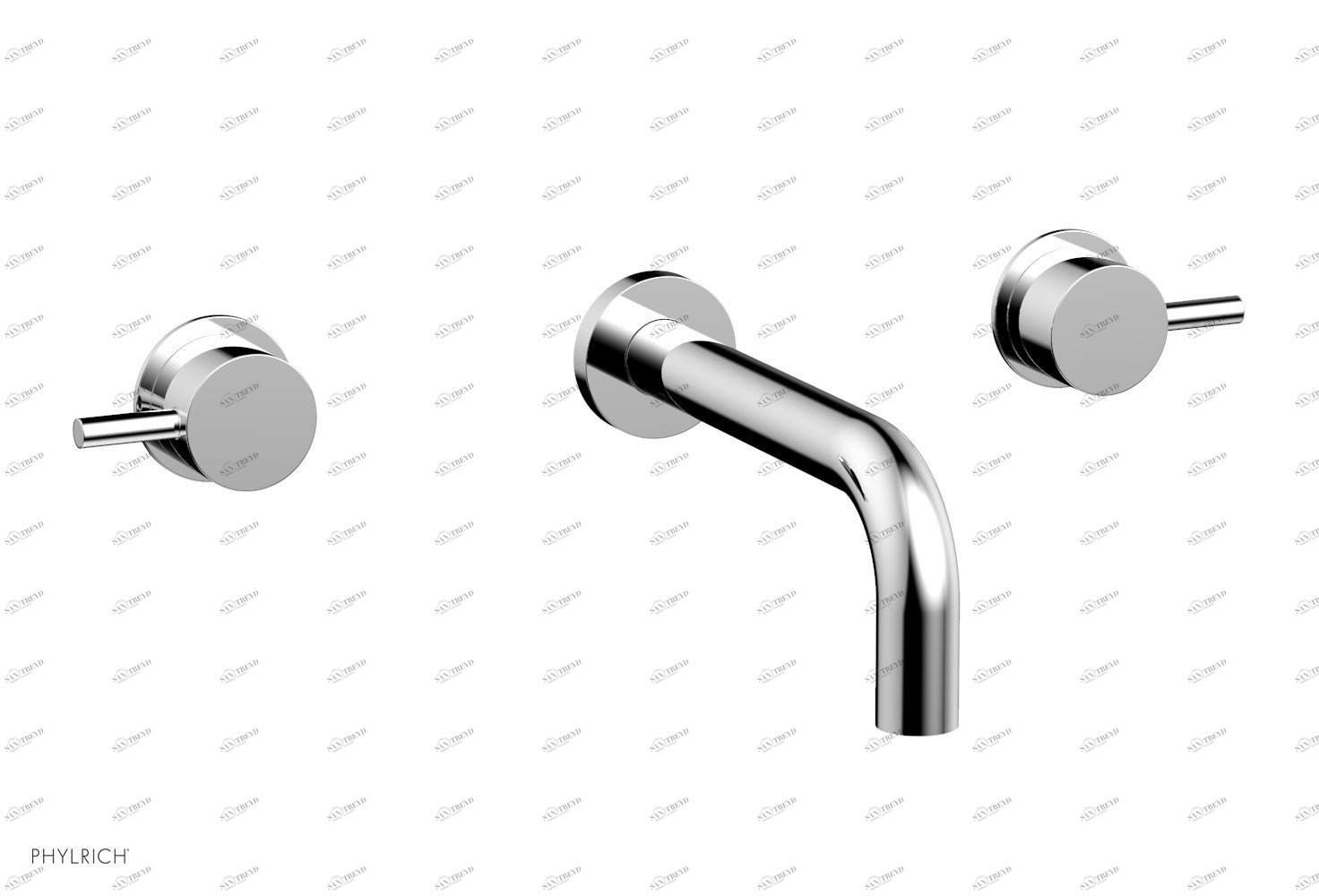 Смеситель для ванны BASIC II Phylrich  230-59-026 Хромированный 