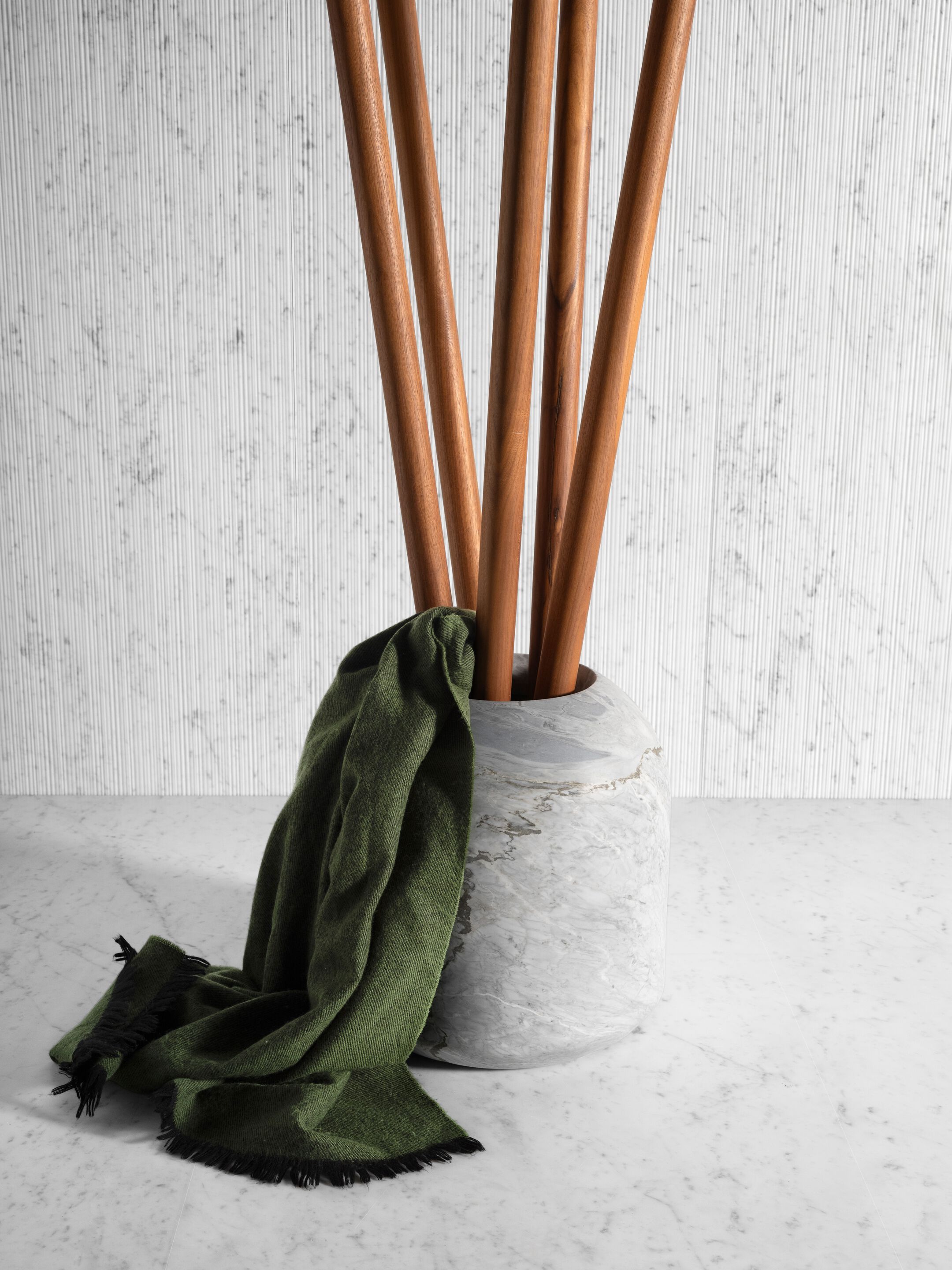 Напольная вешалка из дерева и мрамора LUCE DI CARRARA AROMA ARCH-00117793 - Вид №6