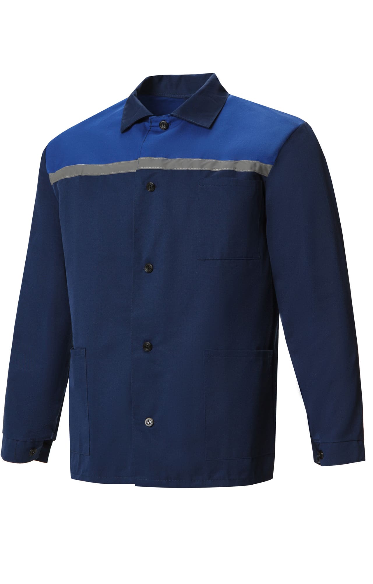 63023 Костюм Строителя темно-синий василек  Летняя спецодежда  размер 48-50/170-176  - Вид №1