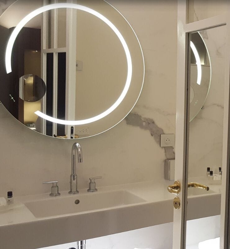 Круглое зеркало со встроенным освещением Spekkio Rotary LED ARCH-00150822 - Вид №1