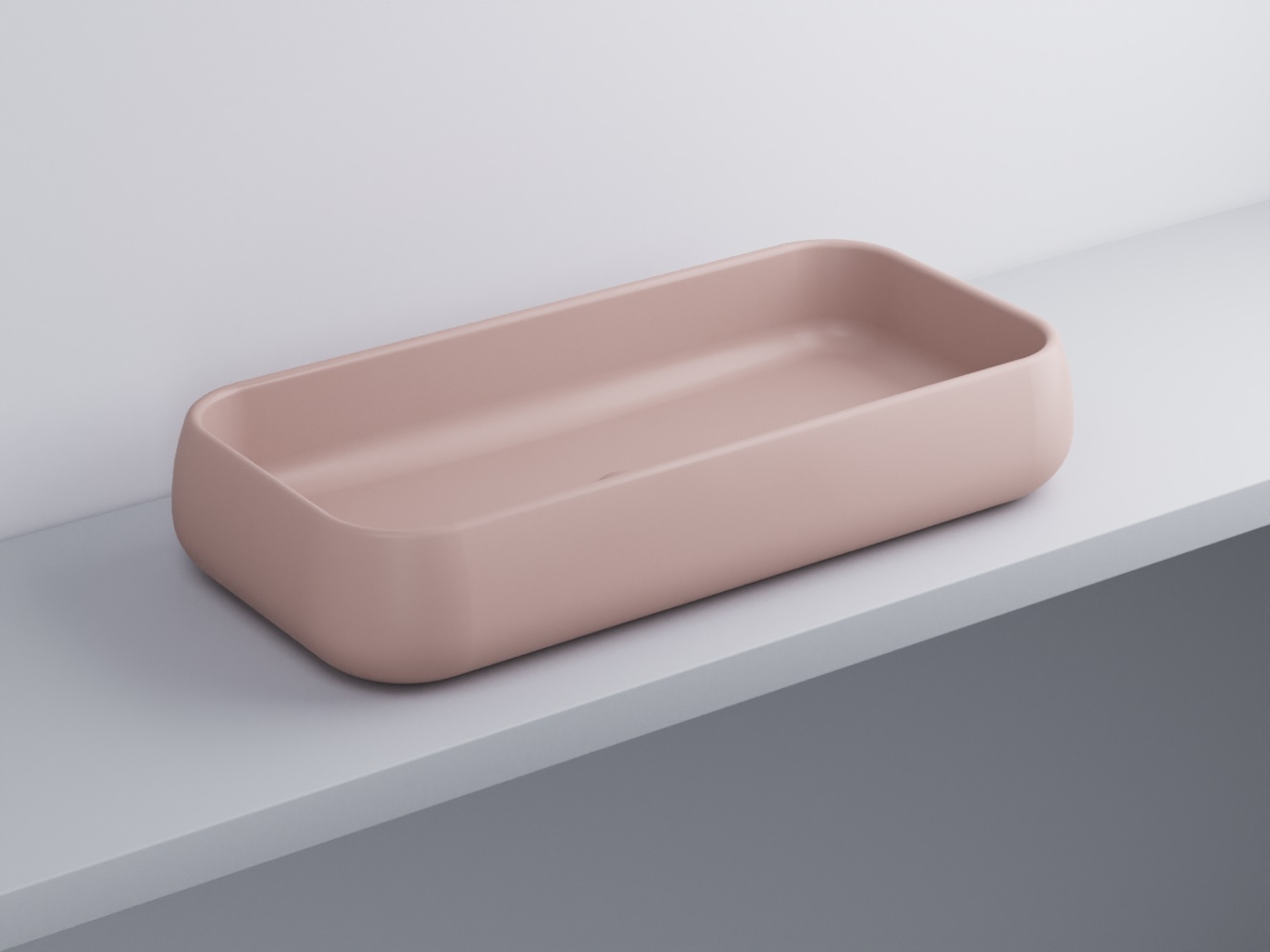 SHLAA80-CP Раковина накладная прямоугольная 80 cielo Shui Ceramica Cielo