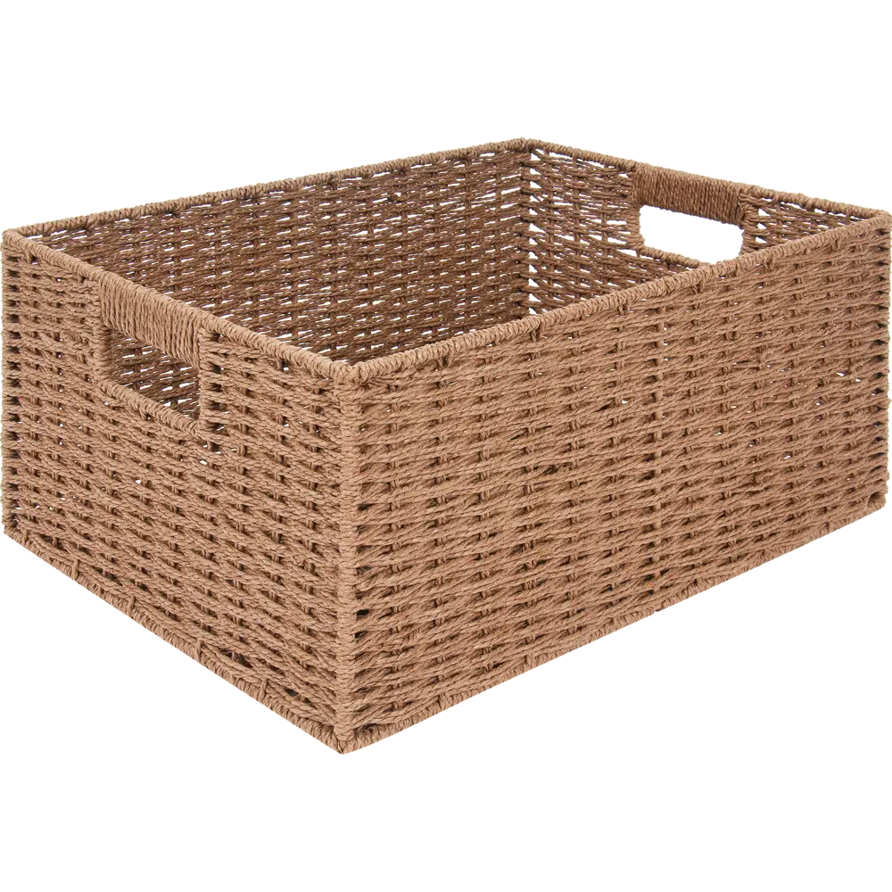 Корзина для хранения 38x18x28 см бумага цвет коричневый 82280888 STLM-2202056 Santreyd - Вид №1