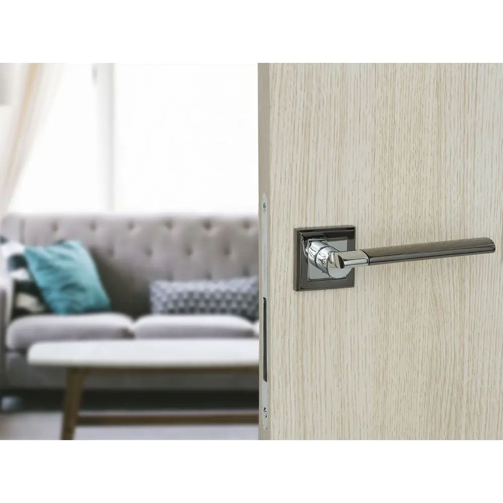 Ручка дверная OSCAR BN/CP PALLADIUM STLM-2168407 - Вид №5