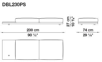 B&B Italia Кожаный диван Dock sun-id-1441060 - Вид №142