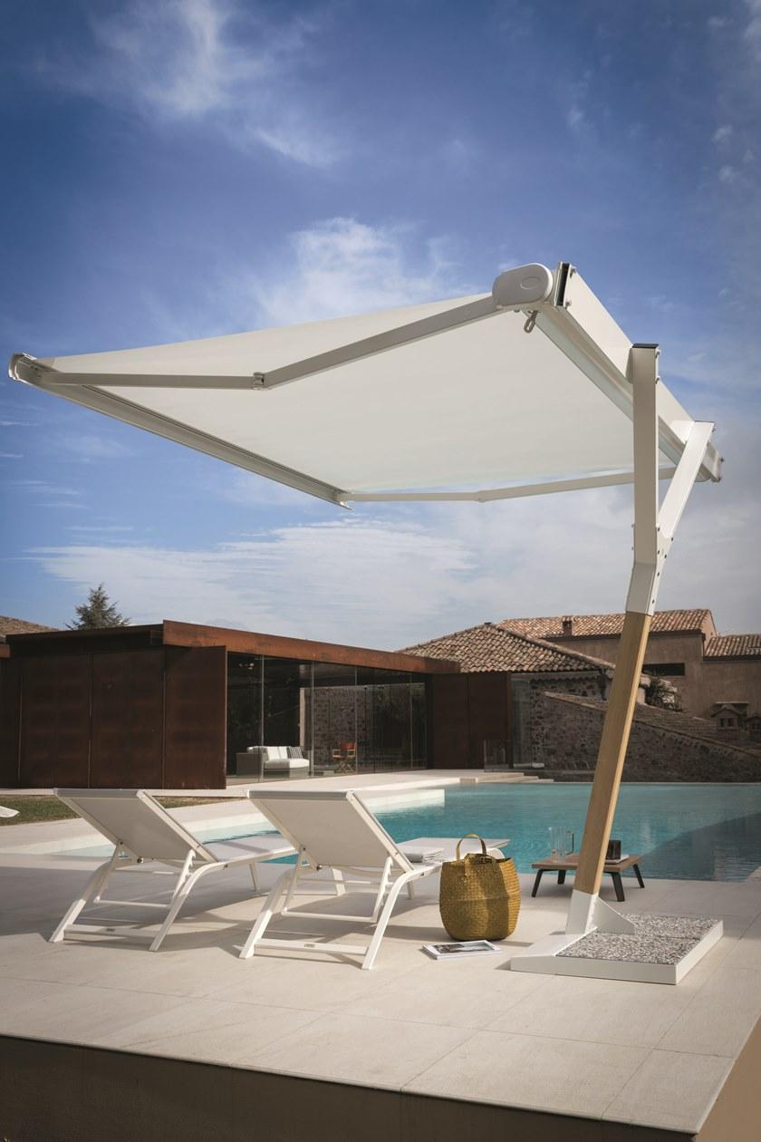 Unopiù Прямоугольный зонт из оцинкованной стали и ироко Salento sun-id-1373962 - Вид №3