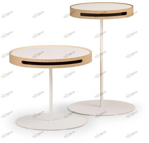 True Design Круглый журнальный столик с подносом Tizio e caio sun-id-1405661