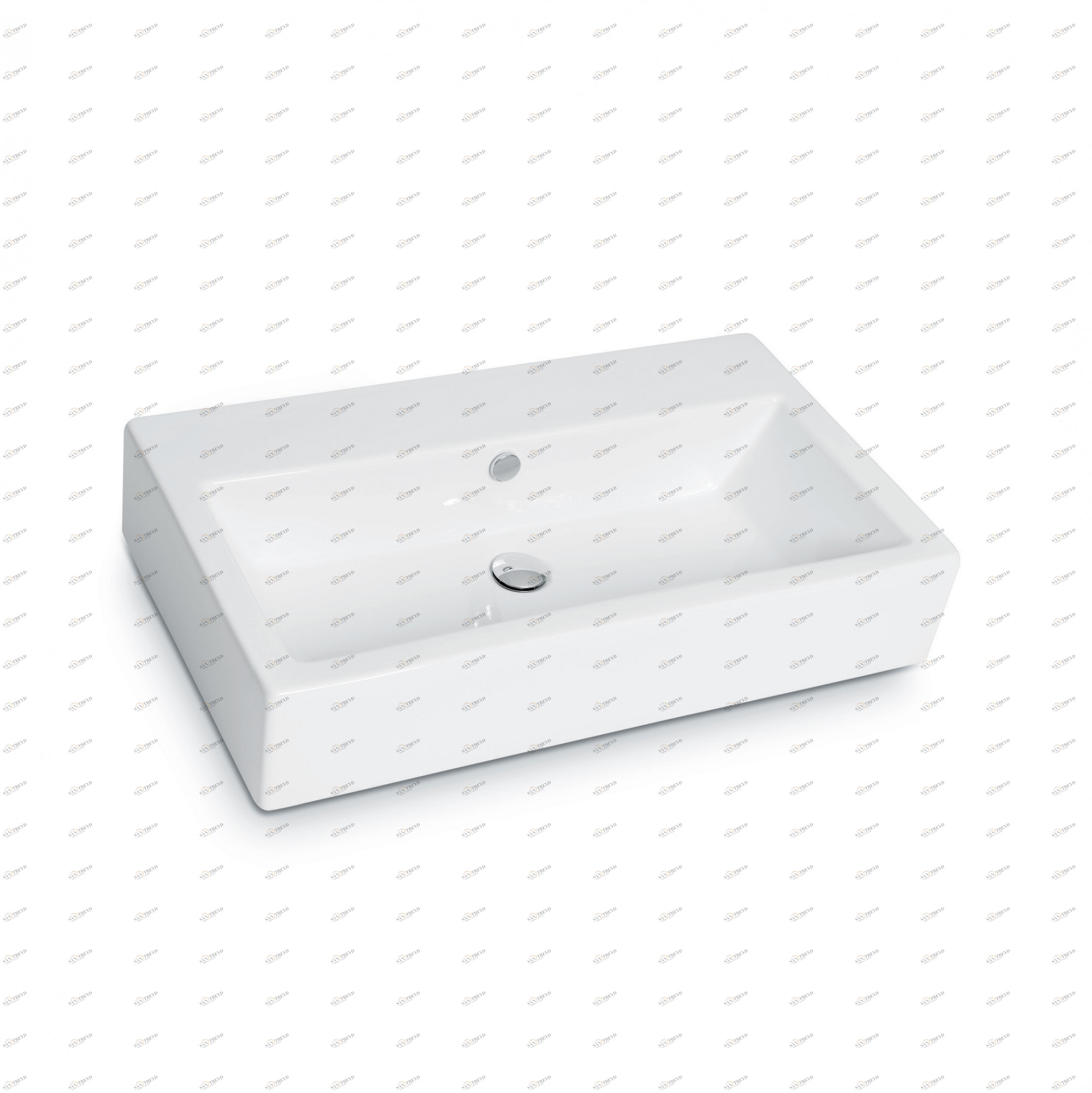 66348 Подвесная раковина настенная овальная Newform Lavabi белая