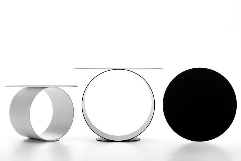 MDF Italia Круглый журнальный столик из стали sun-id-1402496 - Вид №5