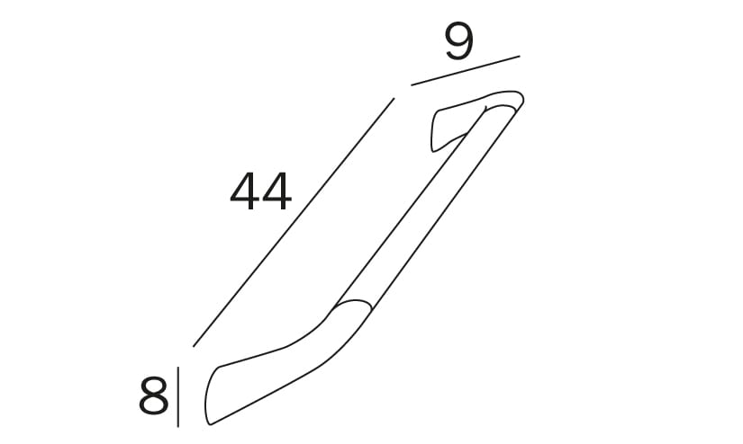 Фиксированная ручка для ванной комнаты INDA® комфорт ARCH-00041736 - Вид №6