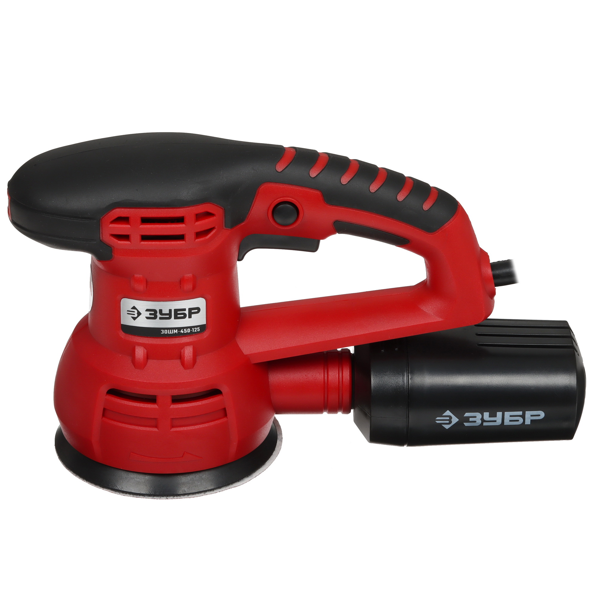 Эксцентриковая шлифмашинка Зубр ЗОШМ-450-125 1027658 STDN-0073781 - Вид №2