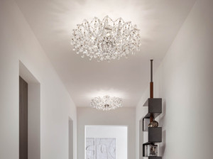 Потолочный светильник с кристаллами