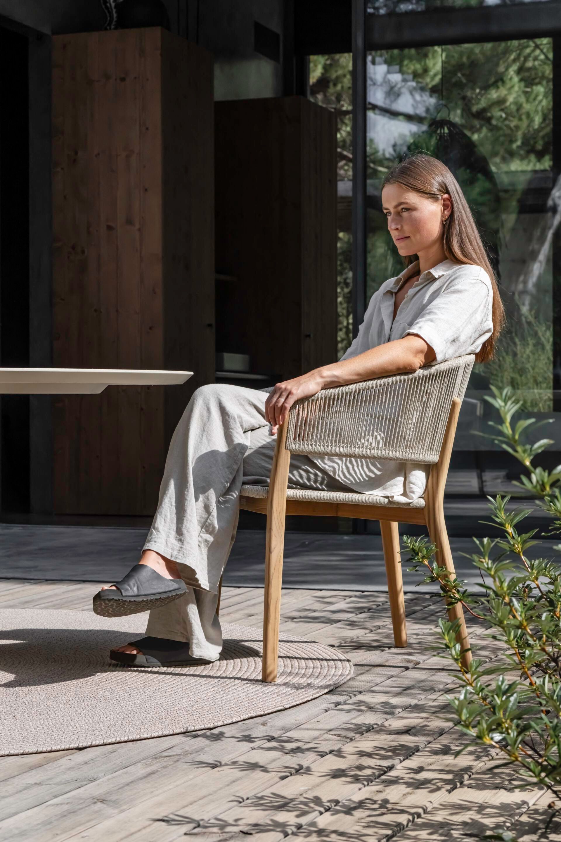 Садовый стул Batyline® с подлокотниками Royal Botania Carés ARCH-00031893 - Вид №6