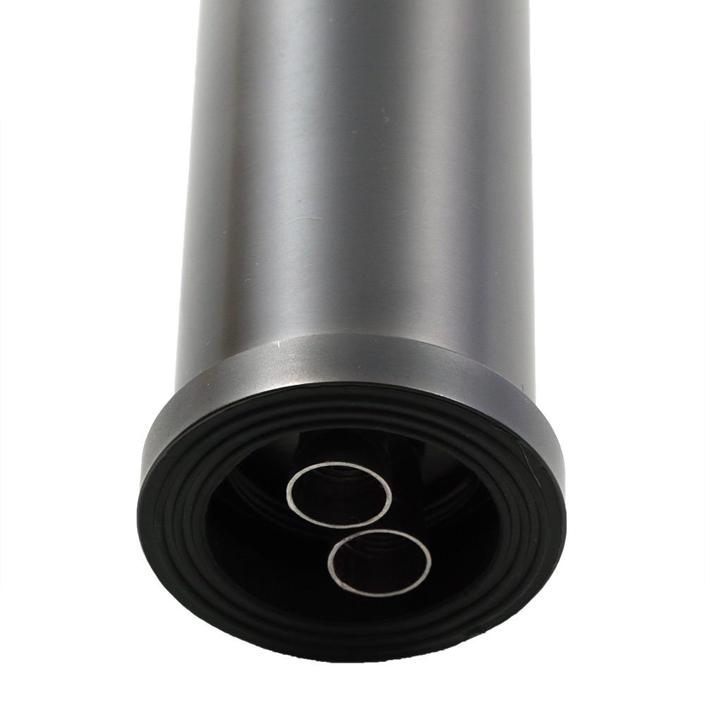 Смеситель д/ум MELANA-610102PVD-B Tondo нерж.сталь, однорычажный, графит  - Вид №5