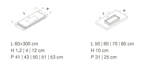 Подвесная раковина Korakril™ с столешницей Rexa уникальный ARCH-00099542 - Вид №2