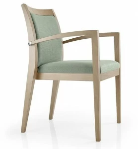 JMS Штабелируемое кожаное кресло с подлокотниками Cassis M 12ce