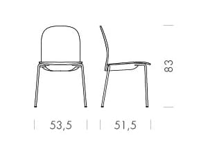 Штабелируемый стул из дуба Gazzda Book ARCH-00149968 - Вид №8