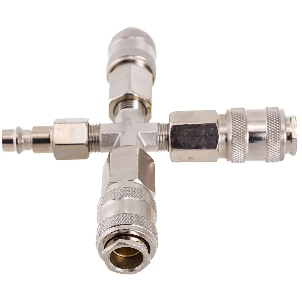 Разветвитель пневматический Pegas Pneumatic тройник со штуцером STLM-2198736 - Вид №1