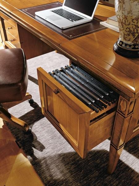 Martini Interiors Прямоугольный стол из вишневого дерева с ящиками Torino sun-id-1376797 - Вид №2